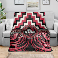 Aotearoa Ngai Te Rangi Blanket Maori Iwi Poutama Puhoro Tattoo LT14 - Polynesian Pride
