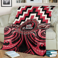 Aotearoa Ngai Te Rangi Blanket Maori Iwi Poutama Puhoro Tattoo LT14 - Polynesian Pride