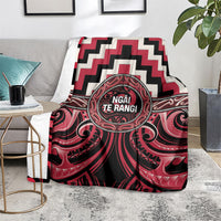 Aotearoa Ngai Te Rangi Blanket Maori Iwi Poutama Puhoro Tattoo LT14 - Polynesian Pride
