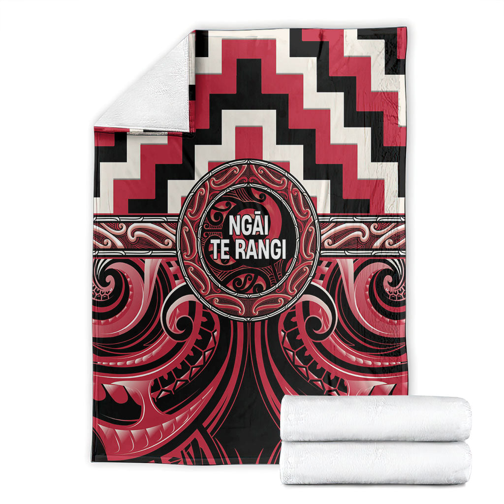 Aotearoa Ngai Te Rangi Blanket Maori Iwi Poutama Puhoro Tattoo LT14 - Polynesian Pride
