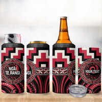 Aotearoa Ngai Te Rangi Personalised 4 in 1 Can Cooler Tumbler Maori Iwi Poutama Puhoro Tattoo LT14 - Polynesian Pride