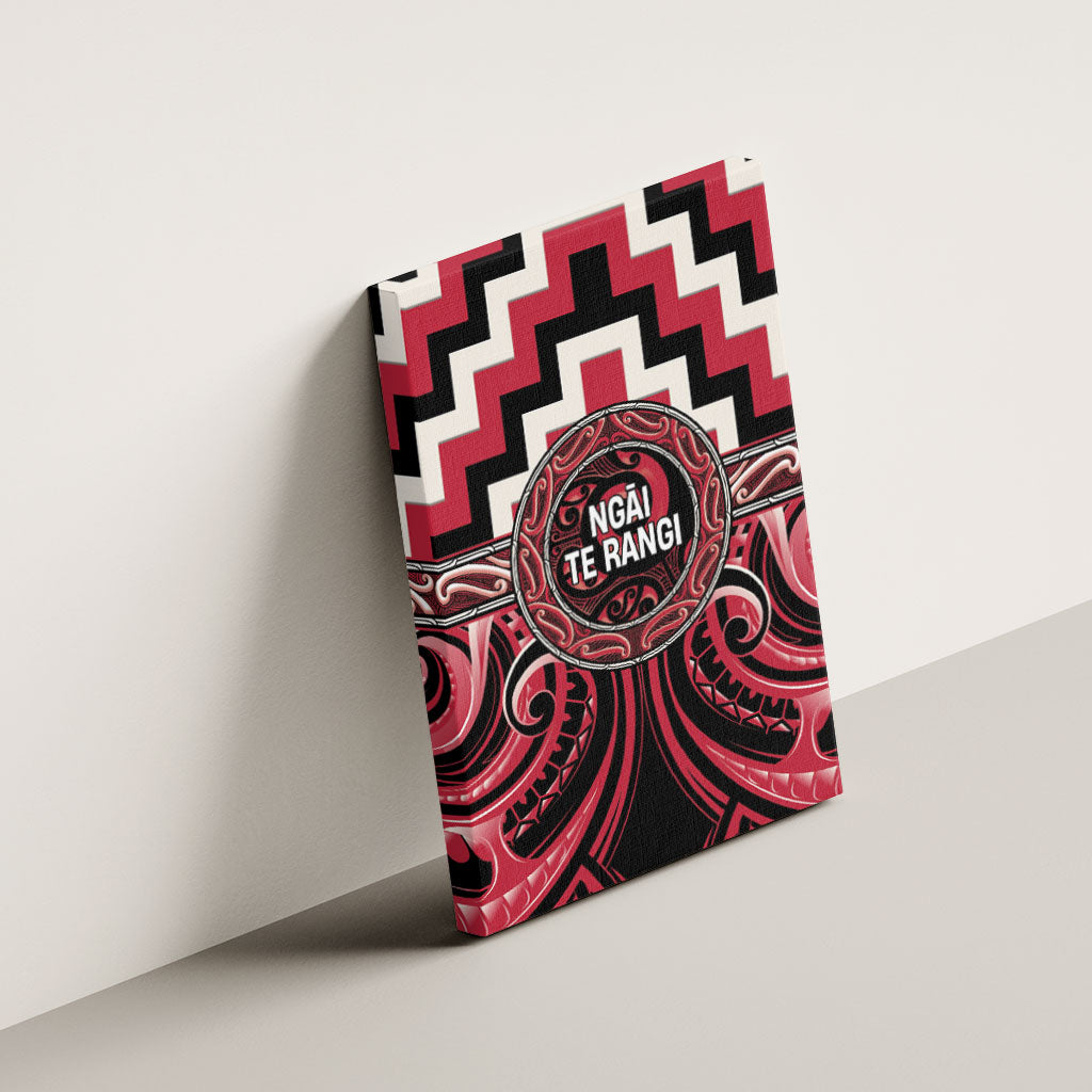 Aotearoa Ngai Te Rangi Canvas Wall Art Maori Iwi Poutama Puhoro Tattoo LT14 - Polynesian Pride