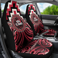Aotearoa Ngai Te Rangi Car Seat Cover Maori Iwi Poutama Puhoro Tattoo LT14 - Polynesian Pride