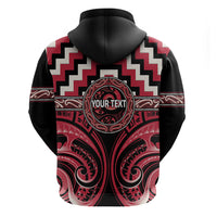 Aotearoa Ngai Te Rangi Personalised Hoodie Maori Iwi Poutama Puhoro Tattoo LT14 - Polynesian Pride