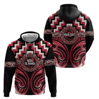 Aotearoa Ngai Te Rangi Personalised Hoodie Maori Iwi Poutama Puhoro Tattoo LT14 - Polynesian Pride