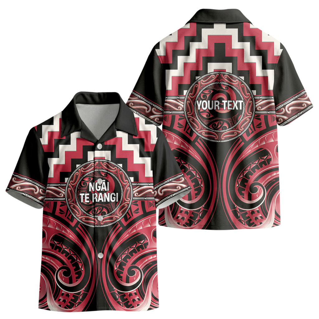 Aotearoa Ngai Te Rangi Personalised Kid Hawaiian Shirt Maori Iwi Poutama Puhoro Tattoo LT14 - Polynesian Pride