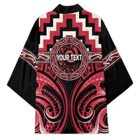 Aotearoa Ngai Te Rangi Personalised Kimono Maori Iwi Poutama Puhoro Tattoo LT14 - Polynesian Pride
