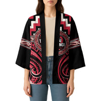 Aotearoa Ngai Te Rangi Personalised Kimono Maori Iwi Poutama Puhoro Tattoo LT14 - Polynesian Pride