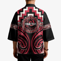 Aotearoa Ngai Te Rangi Personalised Kimono Maori Iwi Poutama Puhoro Tattoo LT14 - Polynesian Pride