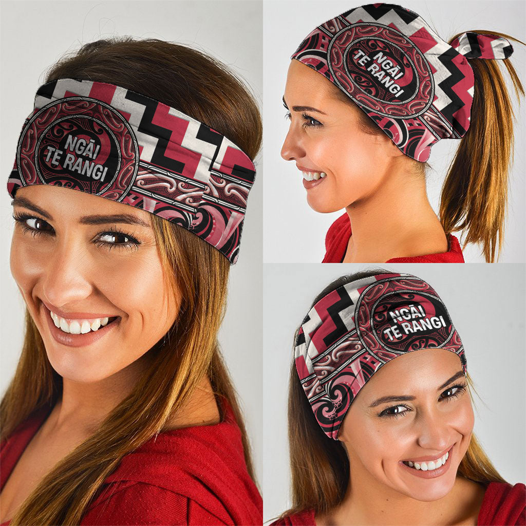 Aotearoa Ngai Te Rangi Neck Gaiter Maori Iwi Poutama Puhoro Tattoo LT14 - Polynesian Pride