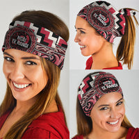 Aotearoa Ngai Te Rangi Neck Gaiter Maori Iwi Poutama Puhoro Tattoo LT14 - Polynesian Pride