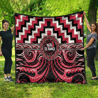 Aotearoa Ngai Te Rangi Quilt Maori Iwi Poutama Puhoro Tattoo LT14 - Polynesian Pride