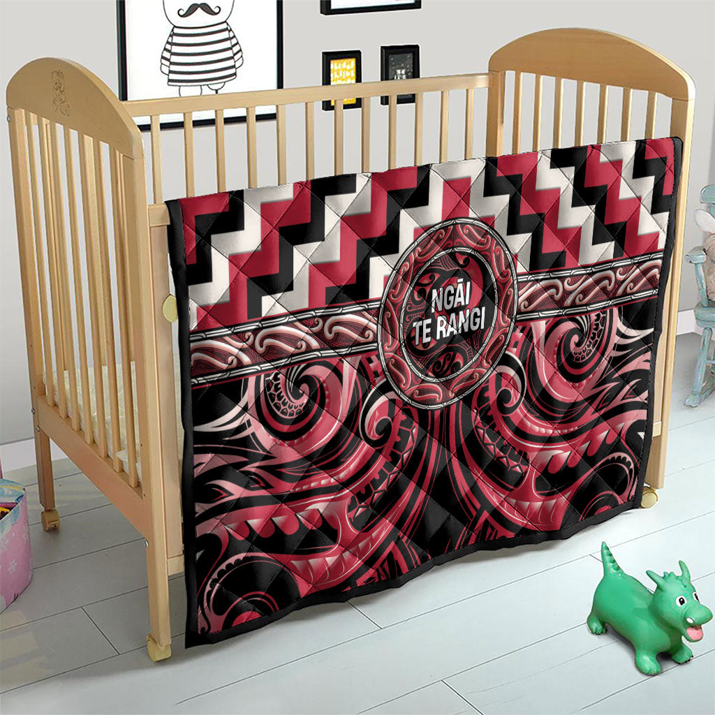 Aotearoa Ngai Te Rangi Quilt Maori Iwi Poutama Puhoro Tattoo LT14 - Polynesian Pride