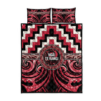 Aotearoa Ngai Te Rangi Quilt Bed Set Maori Iwi Poutama Puhoro Tattoo LT14 - Polynesian Pride