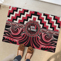 Aotearoa Ngai Te Rangi Rubber Doormat Maori Iwi Poutama Puhoro Tattoo LT14 - Polynesian Pride