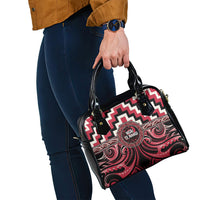 Aotearoa Ngai Te Rangi Shoulder Handbag Maori Iwi Poutama Puhoro Tattoo LT14 - Polynesian Pride