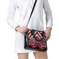 Aotearoa Ngai Te Rangi Shoulder Handbag Maori Iwi Poutama Puhoro Tattoo LT14 - Polynesian Pride
