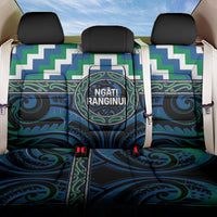 Aotearoa Ngati Ranginui Back Car Seat Cover Maori Iwi Poutama Puhoro Tattoo LT14 One Size Green - Polynesian Pride