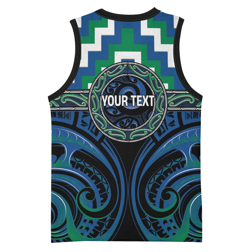 Aotearoa Ngati Ranginui Personalised Basketball Jersey Maori Iwi Poutama Puhoro Tattoo LT14 - Polynesian Pride