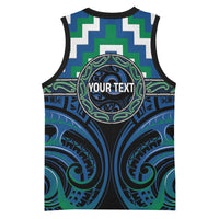 Aotearoa Ngati Ranginui Personalised Basketball Jersey Maori Iwi Poutama Puhoro Tattoo LT14 - Polynesian Pride