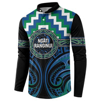 Aotearoa Ngati Ranginui Personalised Button Sweatshirt Maori Iwi Poutama Puhoro Tattoo LT14 - Polynesian Pride