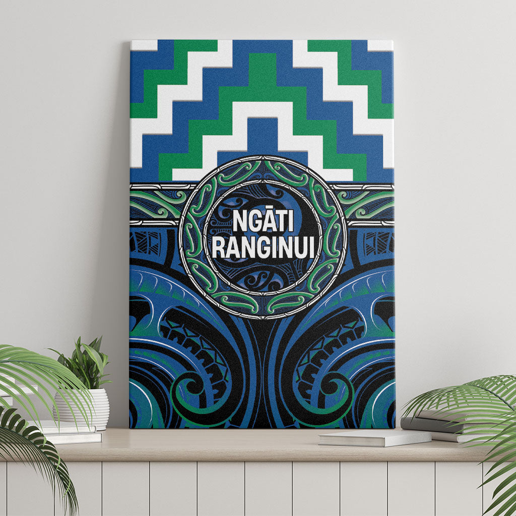 Aotearoa Ngati Ranginui Canvas Wall Art Maori Iwi Poutama Puhoro Tattoo LT14 - Polynesian Pride