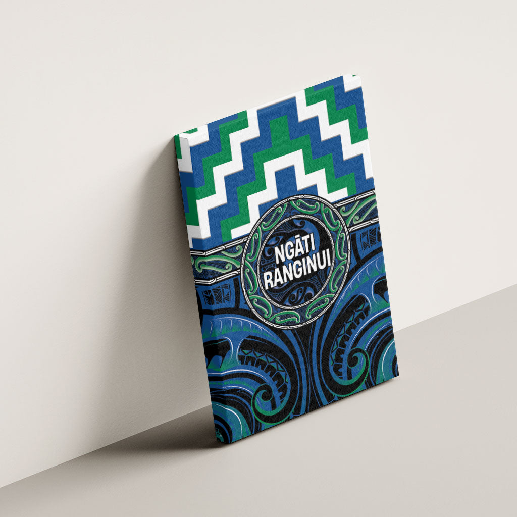 Aotearoa Ngati Ranginui Canvas Wall Art Maori Iwi Poutama Puhoro Tattoo LT14 - Polynesian Pride