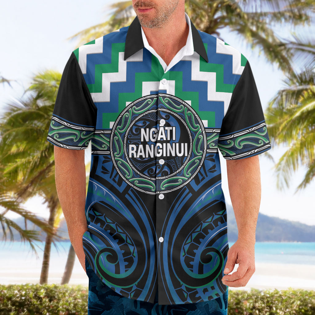 Aotearoa Ngati Ranginui Personalised Hawaiian Shirt Maori Iwi Poutama Puhoro Tattoo LT14 - Polynesian Pride