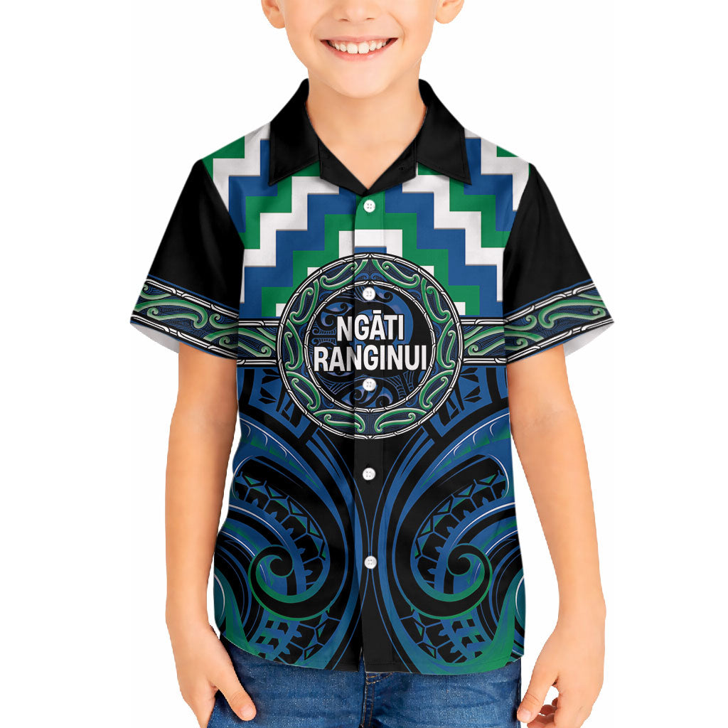 Aotearoa Ngati Ranginui Personalised Hawaiian Shirt Maori Iwi Poutama Puhoro Tattoo LT14 - Polynesian Pride