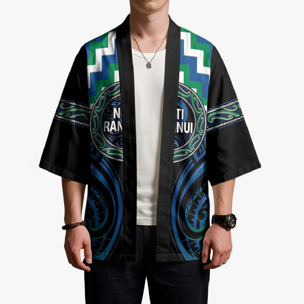 Aotearoa Ngati Ranginui Personalised Kimono Maori Iwi Poutama Puhoro Tattoo LT14 - Polynesian Pride