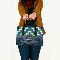 Aotearoa Ngati Ranginui Leather Bag Maori Iwi Poutama Puhoro Tattoo LT14 - Polynesian Pride