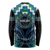 Aotearoa Ngati Ranginui Personalised Long Sleeve Shirt Maori Iwi Poutama Puhoro Tattoo LT14 - Polynesian Pride