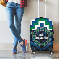 Aotearoa Ngati Ranginui Luggage Cover Maori Iwi Poutama Puhoro Tattoo LT14 - Polynesian Pride