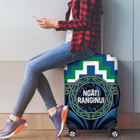 Aotearoa Ngati Ranginui Luggage Cover Maori Iwi Poutama Puhoro Tattoo LT14 - Polynesian Pride