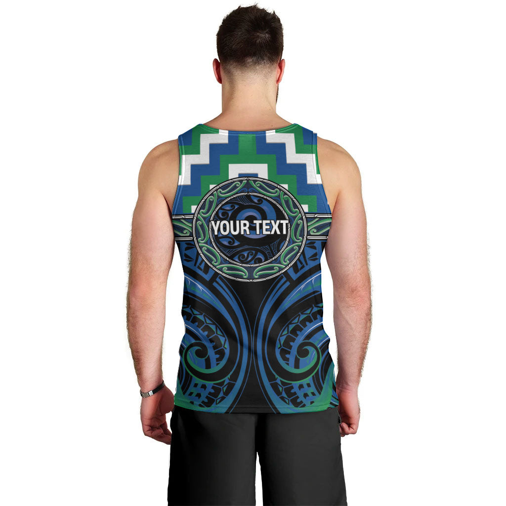 Aotearoa Ngati Ranginui Personalised Men Tank Top Maori Iwi Poutama Puhoro Tattoo LT14 - Polynesian Pride