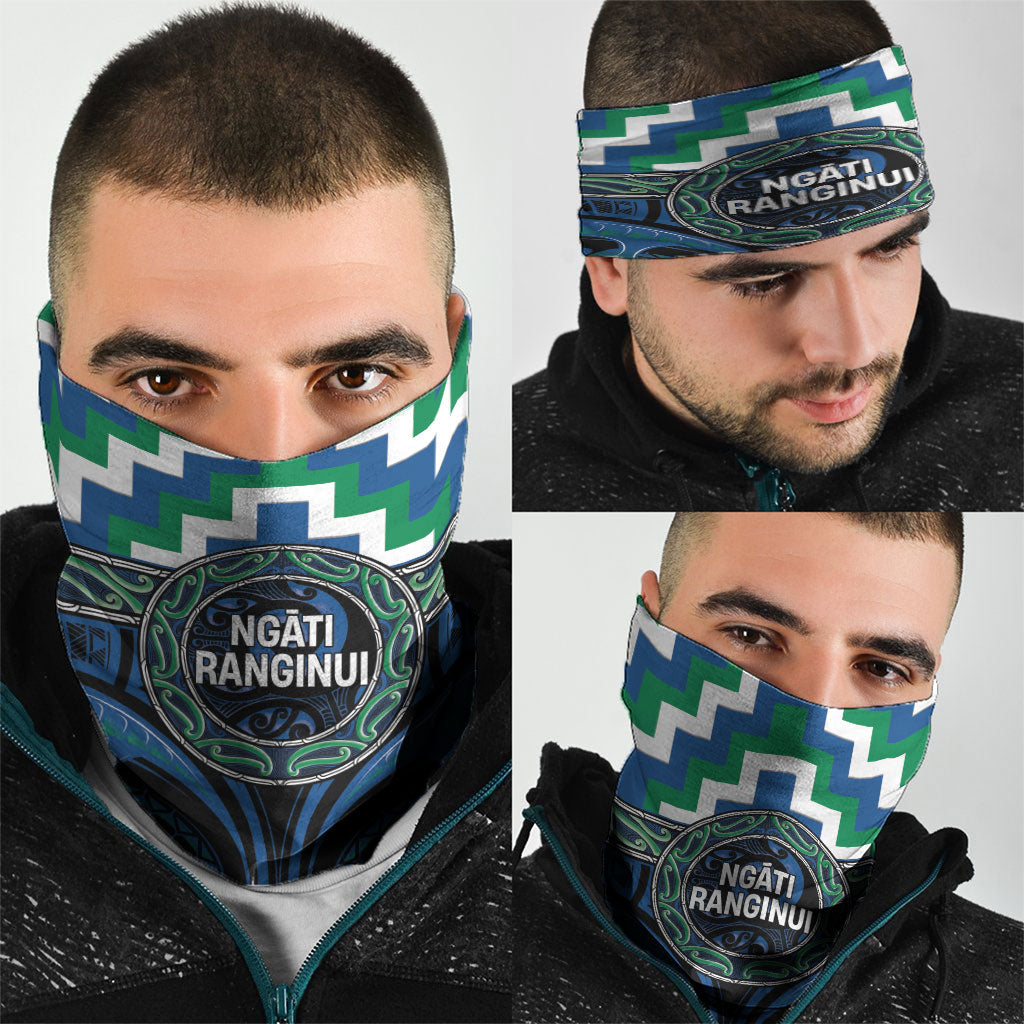Aotearoa Ngati Ranginui Neck Gaiter Maori Iwi Poutama Puhoro Tattoo LT14 - Polynesian Pride