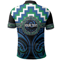 Aotearoa Ngati Ranginui Personalised Polo Shirt Maori Iwi Poutama Puhoro Tattoo LT14 - Polynesian Pride