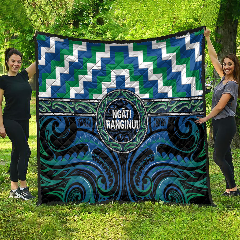 Aotearoa Ngati Ranginui Quilt Maori Iwi Poutama Puhoro Tattoo LT14 - Polynesian Pride