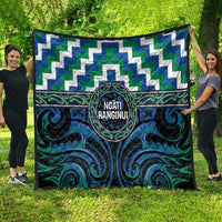 Aotearoa Ngati Ranginui Quilt Maori Iwi Poutama Puhoro Tattoo LT14 - Polynesian Pride
