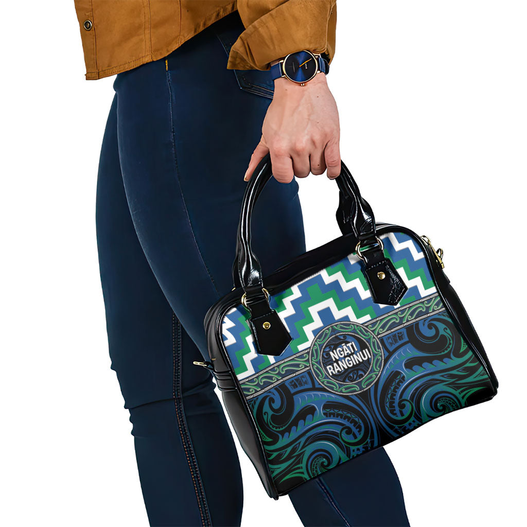 Aotearoa Ngati Ranginui Shoulder Handbag Maori Iwi Poutama Puhoro Tattoo LT14 - Polynesian Pride