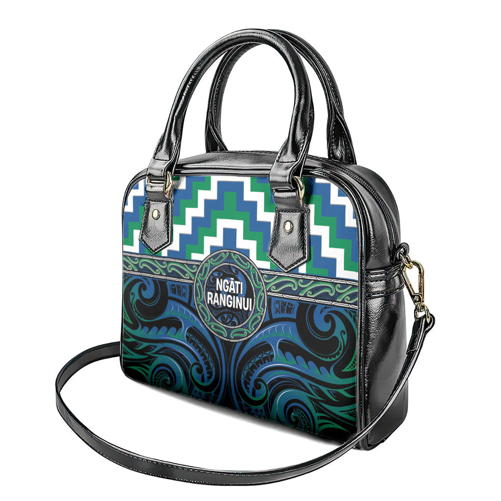 Aotearoa Ngati Ranginui Shoulder Handbag Maori Iwi Poutama Puhoro Tattoo LT14 - Polynesian Pride