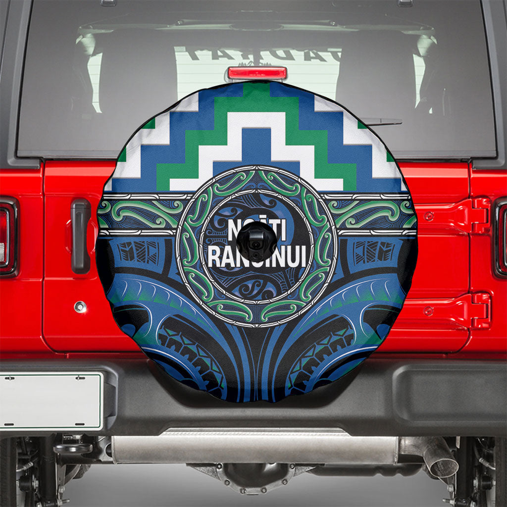Aotearoa Ngati Ranginui Spare Tire Cover Maori Iwi Poutama Puhoro Tattoo LT14 - Polynesian Pride