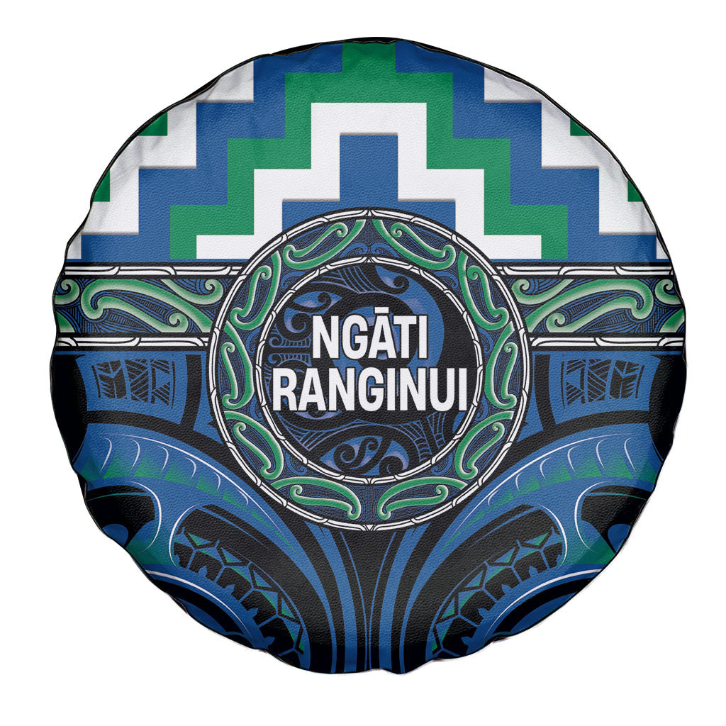 Aotearoa Ngati Ranginui Spare Tire Cover Maori Iwi Poutama Puhoro Tattoo LT14 - Polynesian Pride