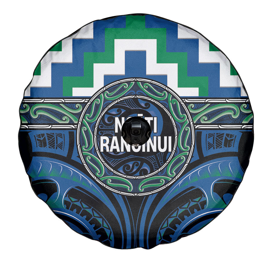 Aotearoa Ngati Ranginui Spare Tire Cover Maori Iwi Poutama Puhoro Tattoo LT14 - Polynesian Pride