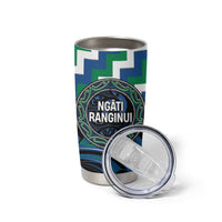Aotearoa Ngati Ranginui Personalised Tumbler Cup Maori Iwi Poutama Puhoro Tattoo LT14 - Polynesian Pride