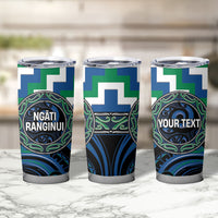 Aotearoa Ngati Ranginui Personalised Tumbler Cup Maori Iwi Poutama Puhoro Tattoo LT14 - Polynesian Pride