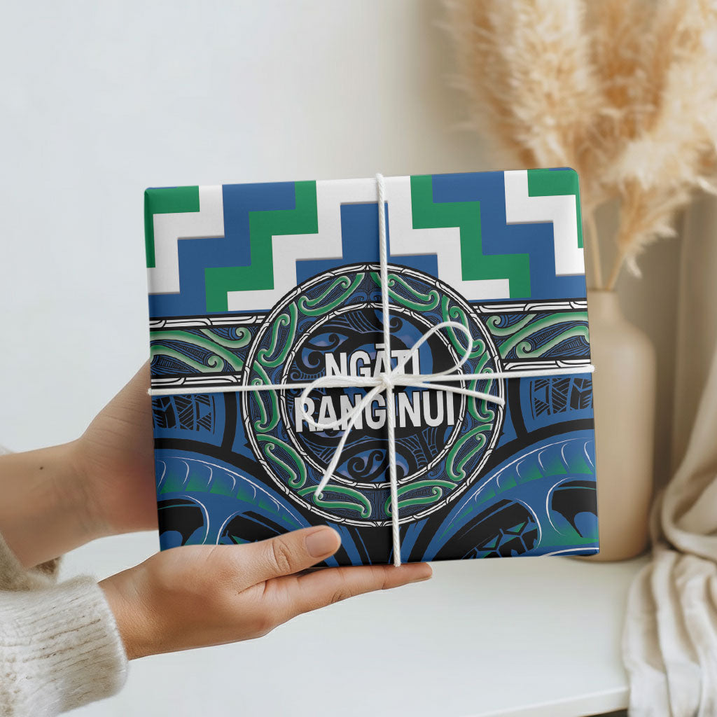 Aotearoa Ngati Ranginui Wrapping Paper Maori Iwi Poutama Puhoro Tattoo LT14 - Polynesian Pride