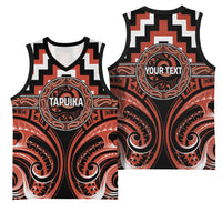 Aotearoa Tapuika Personalised Basketball Jersey Maori Iwi Poutama Puhoro Tattoo LT14 - Polynesian Pride