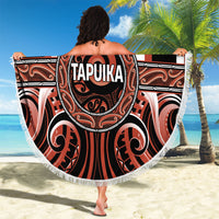 Aotearoa Tapuika Beach Blanket Maori Iwi Poutama Puhoro Tattoo LT14 - Polynesian Pride