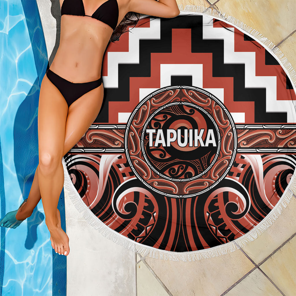 Aotearoa Tapuika Beach Blanket Maori Iwi Poutama Puhoro Tattoo LT14 - Polynesian Pride